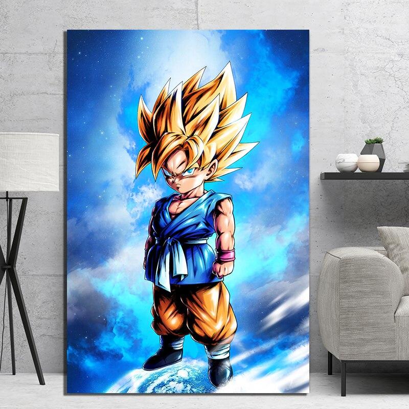 dragon ball - 1 piece digital art - painting for home decor