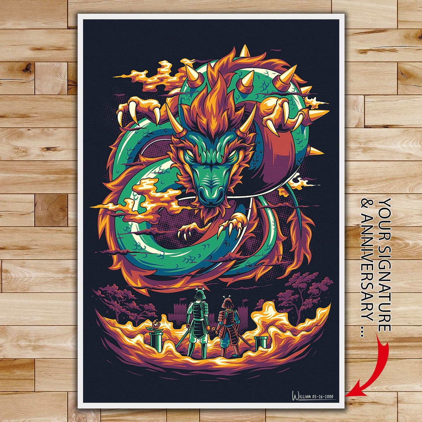 SA085 - Mario Final - Vertical Poster - Vertical Canvas - Samurai Poster