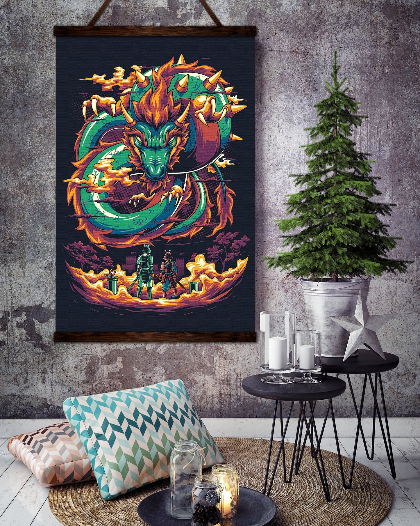 SA085 - Mario Final - Vertical Poster - Vertical Canvas - Samurai Poster