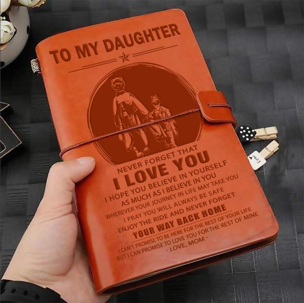 SAN013 (JD13) - Mom To Daughter - Your Way Back Home - Vintage Journal - Samurai Notebook