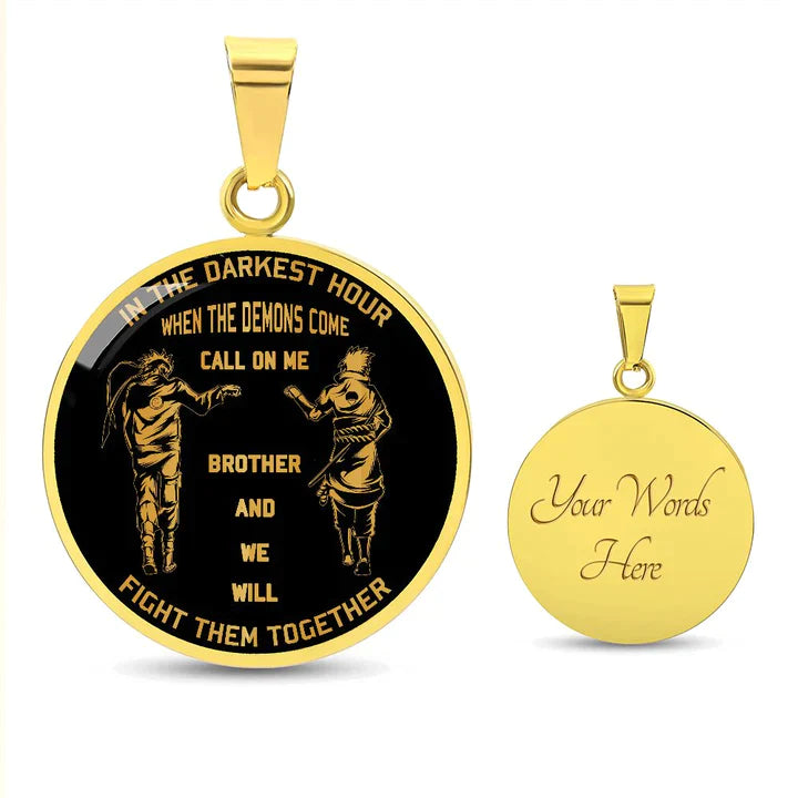 br21 brt call on me brother - dragon ball goku vegeta - soldier - engraved dog tag 18k dog tag necklace gold all style
