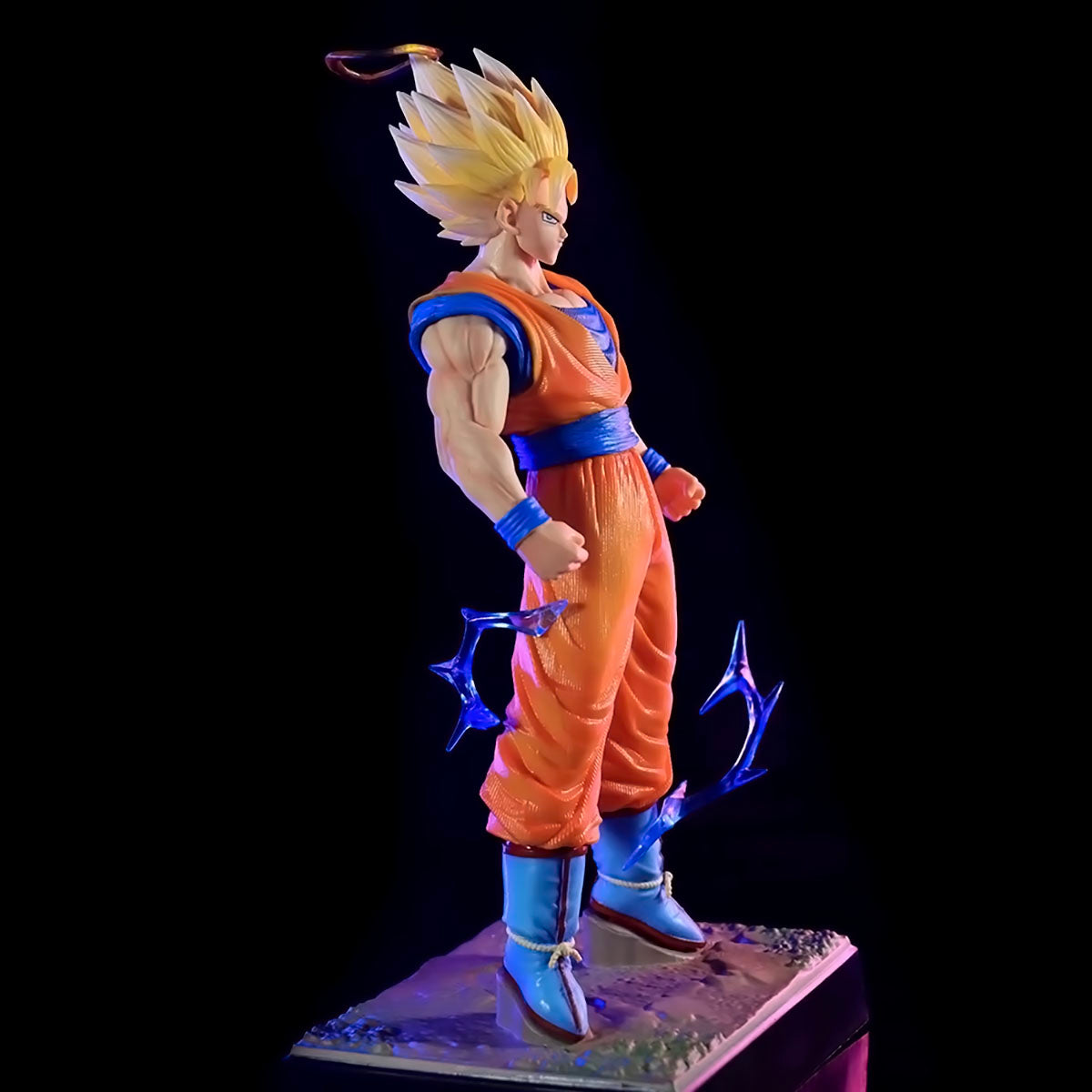 dragon ball - drt017 - anime dragon ball z figure ssj3 goku figure pvc super saiyan 3 goku collectible model toys gifts