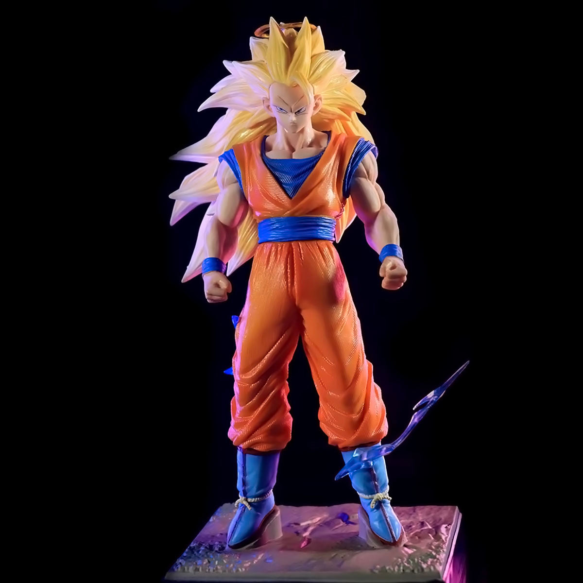 dragon ball - drt017 - anime dragon ball z figure ssj3 goku figure pvc super saiyan 3 goku collectible model toys gifts