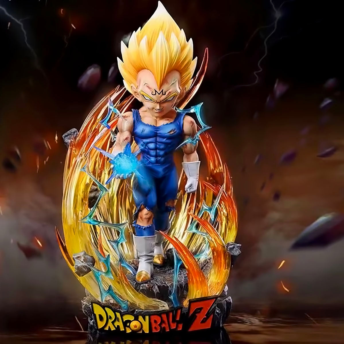 dragon ball - drt028 - anime dragon ball z majin vegeta figure replace head pvc action figures vegeta figurine gk statue collection model toys
