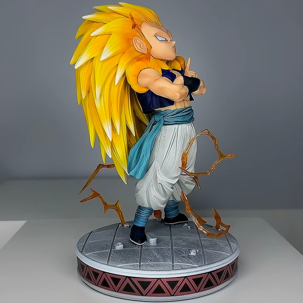 dragon ball - drt033 - dragon ball z figures super saiyan gotenks anime figurine ghost squad model statue doll collection decoration toys gifts