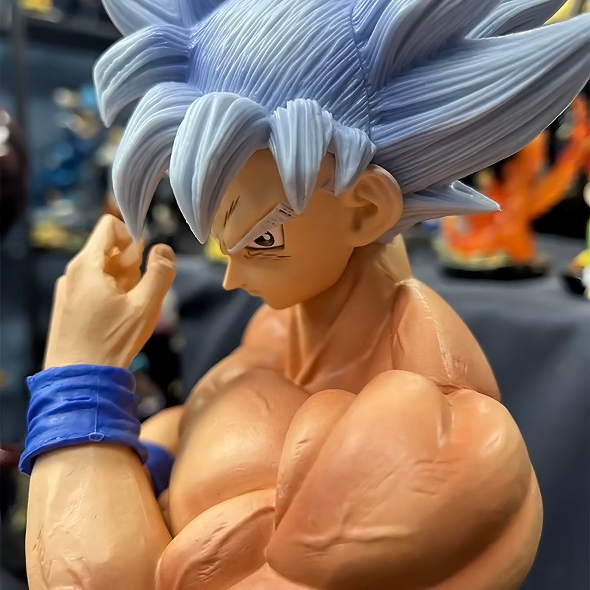 dragon ball - drt038 - dragon ball silver hair goku super gros freedom ultra instinct anime peripherals figure model ornaments collect toy gifts