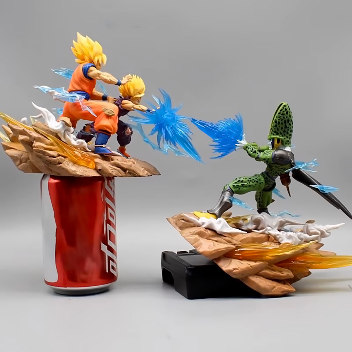 dragon ball - drt043 - dragon ball z anime figure son goku kamehameha figures cell kakarotto super saiyan collectible toy model doll model toys gifts