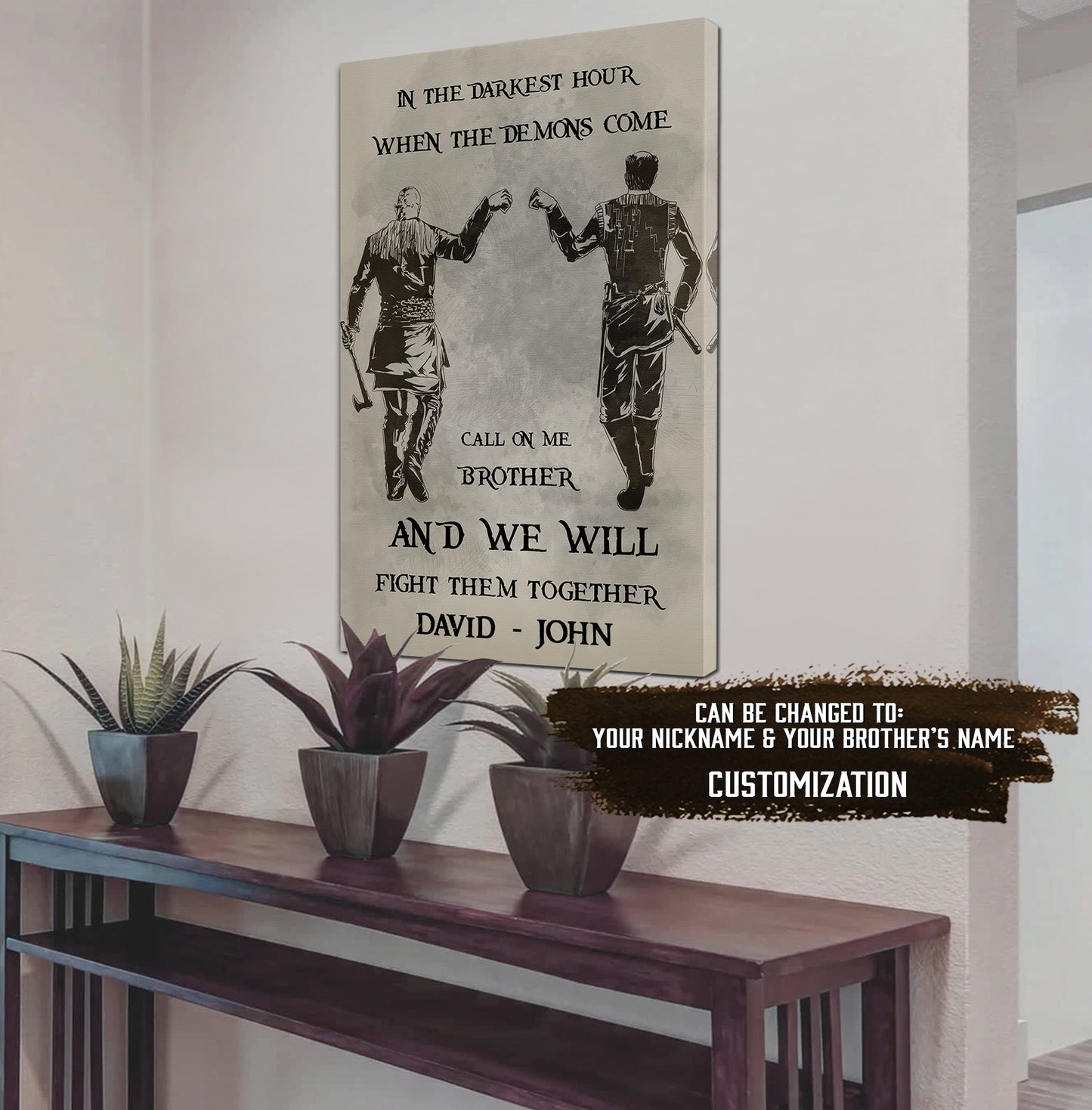 (cv24a) call on me brother- dragon ball - goku vegeta- soldier - naruto - canvas poster all style