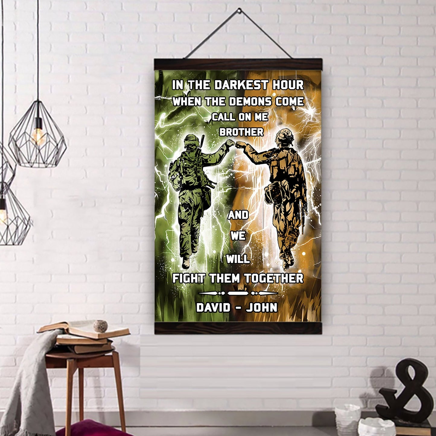(b1) call on me brother- dragon ball - goku vegeta- soldier - naruto - canvas poster all style