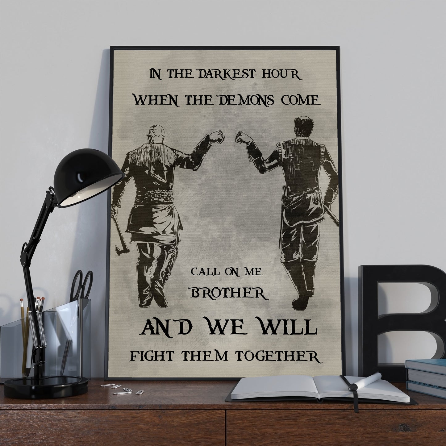 (cv24a) call on me brother- dragon ball - goku vegeta- soldier - naruto - canvas poster all style