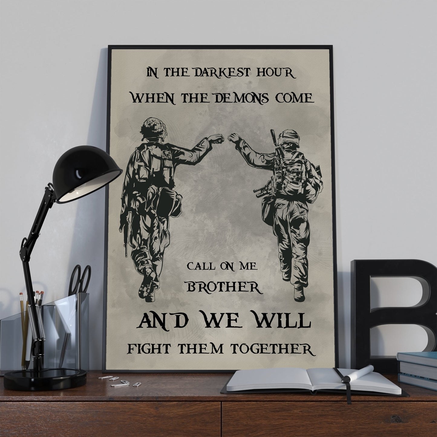 (cv24a) call on me brother- dragon ball - goku vegeta- soldier - naruto - canvas poster all style