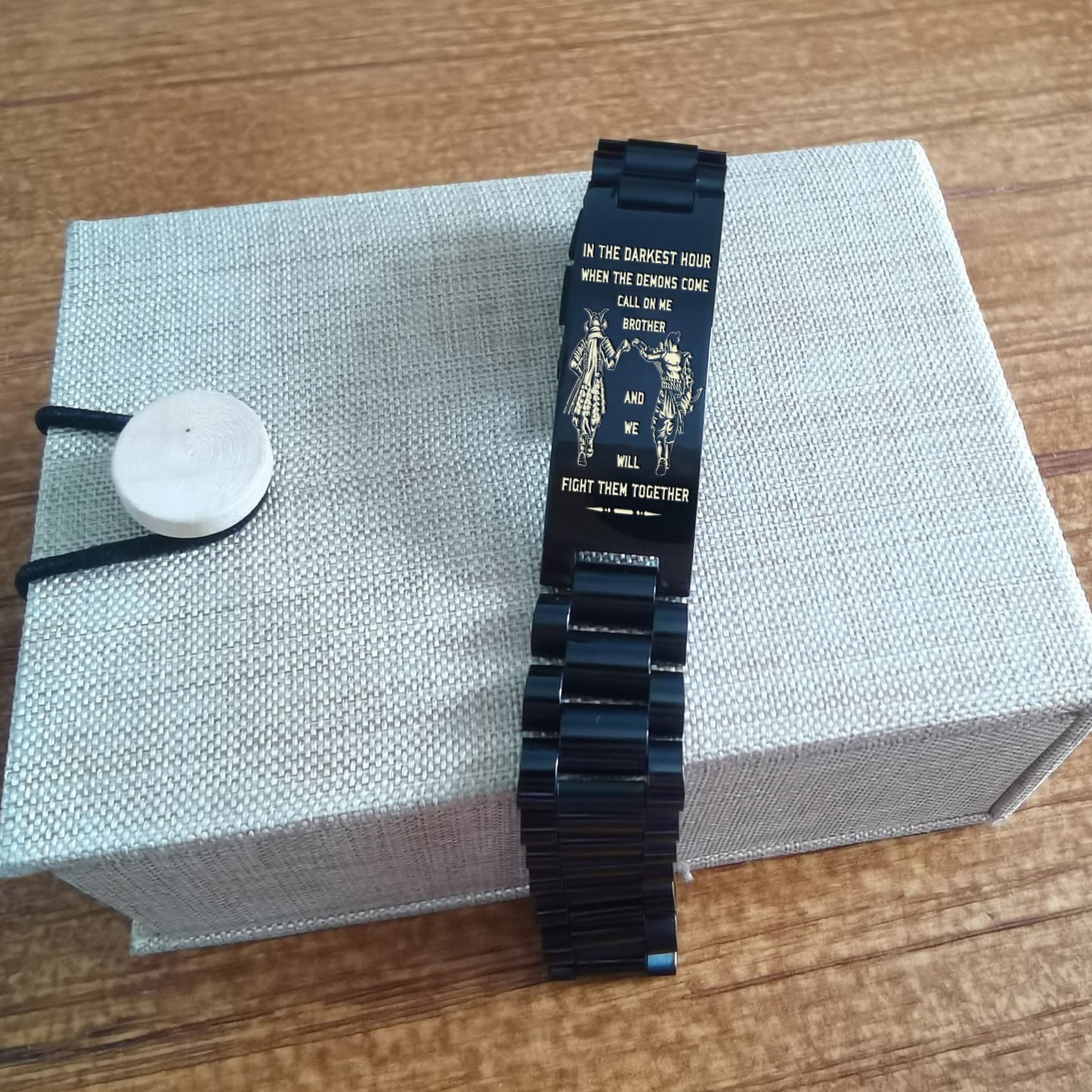call on me brother - goku vegeta - soldier -engraved bracelet all style