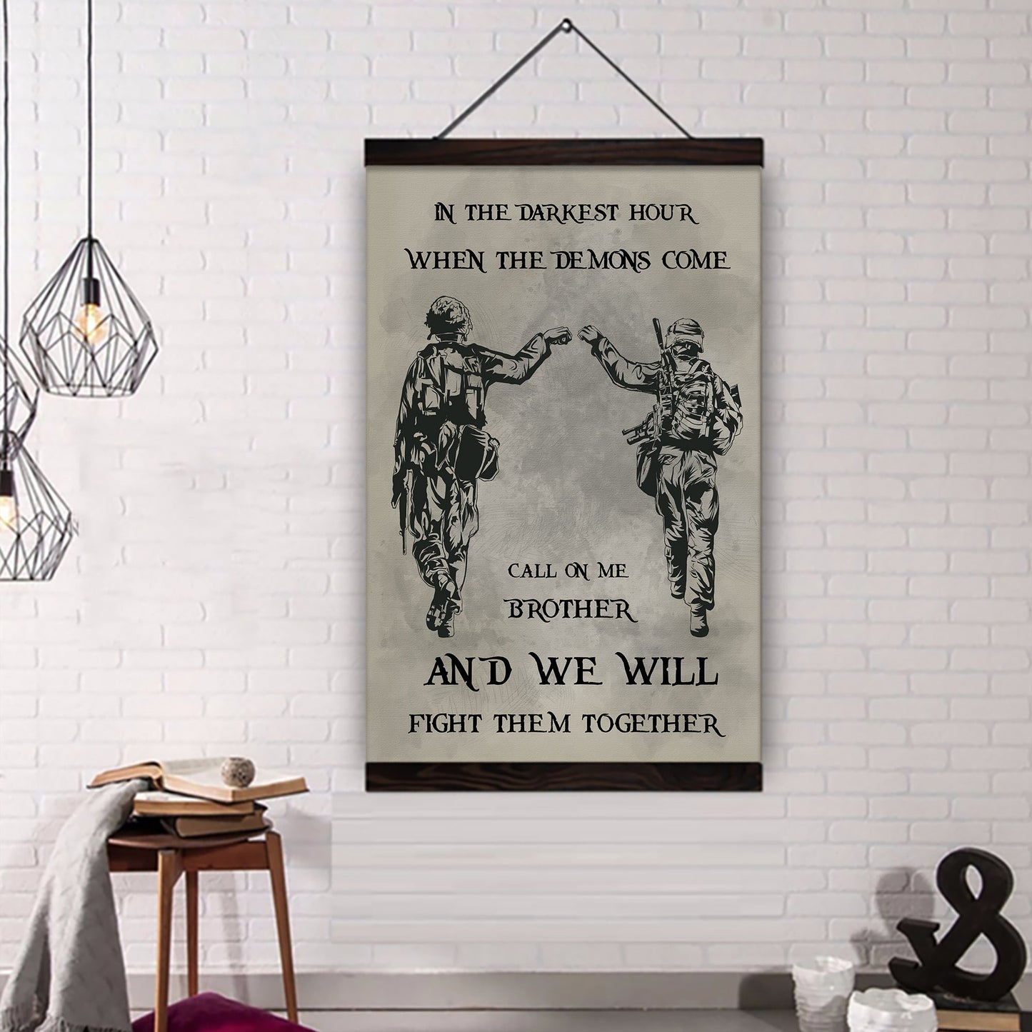 (cv24a) call on me brother- dragon ball - goku vegeta- soldier - naruto - canvas poster all style