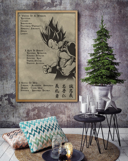 DR043 + DR058 - 7 5 3 CODE - I'm Not Going To Lose - Home Decoration  - Vertical Poster - Vertical Canvas - Dragon Ball Poster