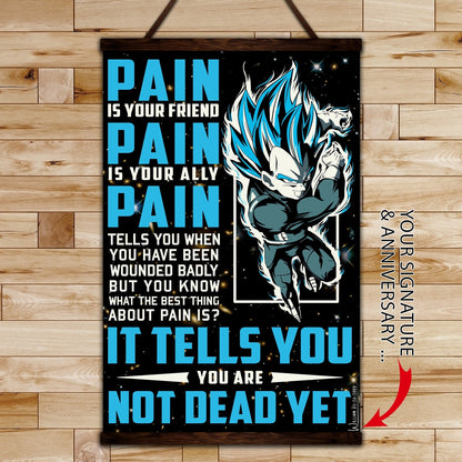 DR048 + DR057  - It's Not Over When You Lose - PAIN - Home Decoration - Vertical Poster - Vertical Canvas - Dragon Ball Canvas