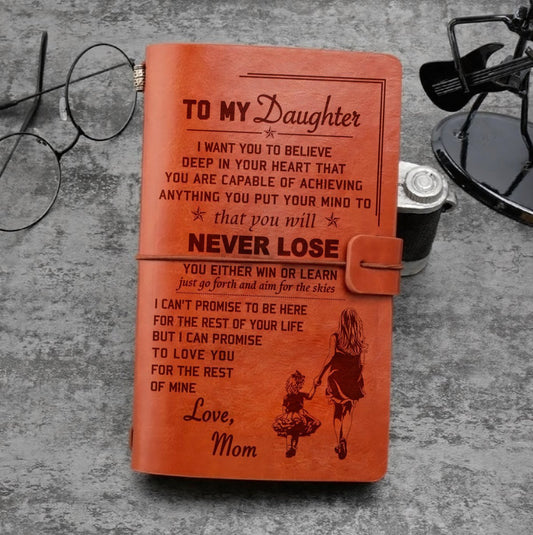 FMN001 (M6) - Mom To Daughter - Vintage Journal - Family Notebook