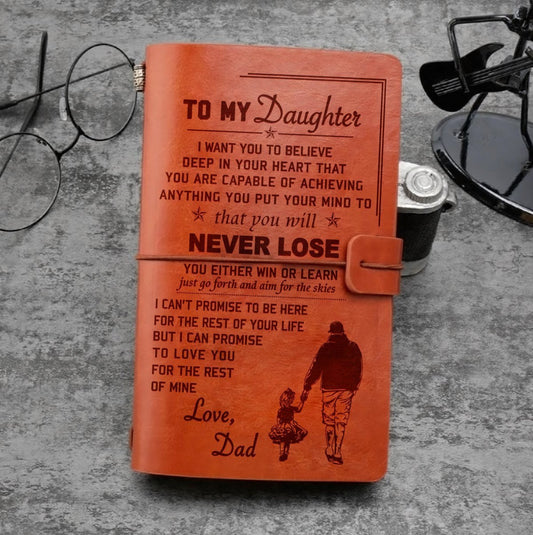 FMN005 (M8) - Dad To Daughter - Vintage Journal - Family Notebook