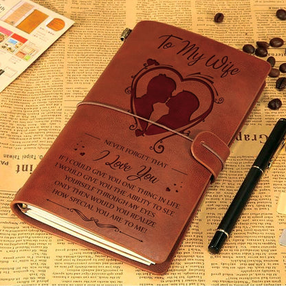 FMN019 (M3) - To My Wife - Never Forget That - Vintage Journal - Family Notebook