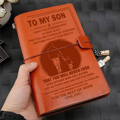 FMN038 (JD26) - Dad To Son - That You Will Never Lose - Vintage Journal - Family Notebook