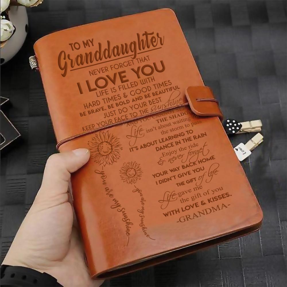 FMN061 (JD101) - Grandma To Granddaughter - Never Forget That - Vintage Journal - Family Notebook
