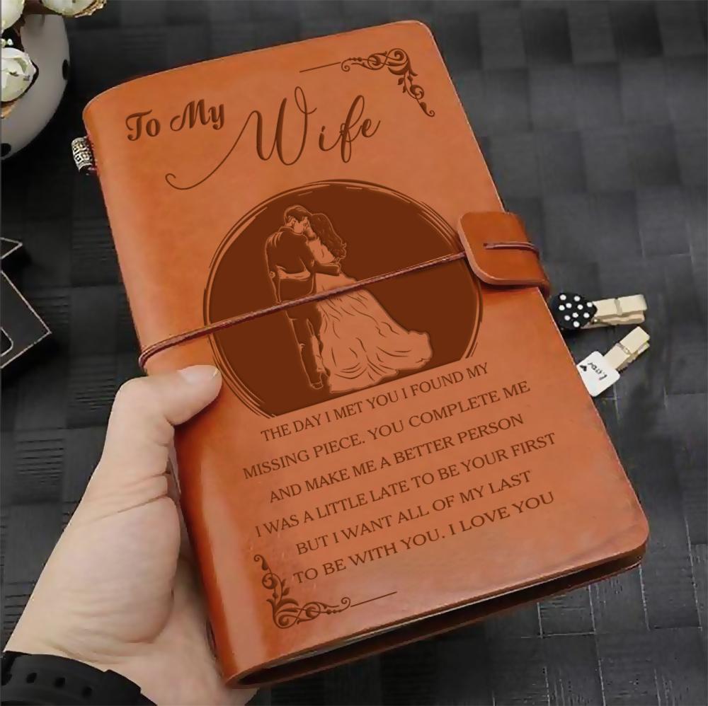 FMN108 (JD206) - To My Wife - The Day I Met You - Vintage Journal - Family Notebook