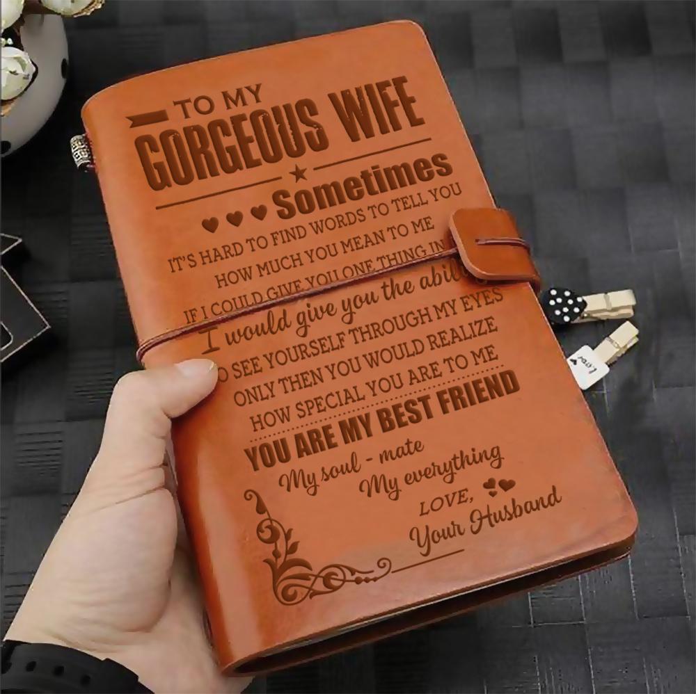 FMN110 (JD210) - Husband To Wife - You Are My Best Friend - Vintage Journal - Family Notebook