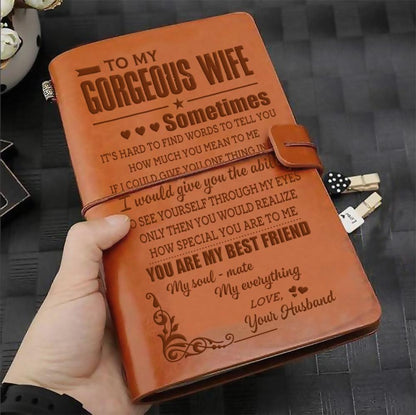 FMN110 (JD210) - Husband To Wife - You Are My Best Friend - Vintage Journal - Family Notebook