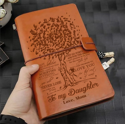 FMN113 (JD213) - Mom To Daughter - Never Lose - Vintage Journal - Family Notebook
