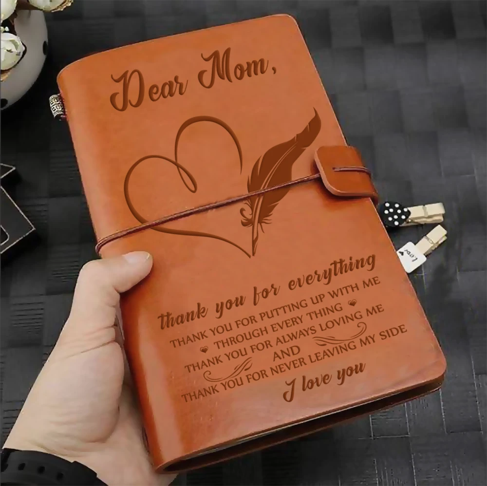 FMN116 (JD220) -Dear Mom -Thank You For Everything - Vintage Journal - Family Notebook