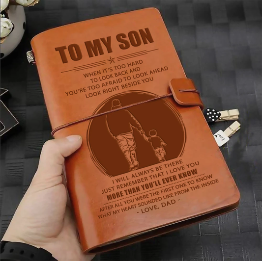 FMN121 (JD229) - Dad To Son - More Than You'll Ever Know - Vintage Journal - Family Notebook