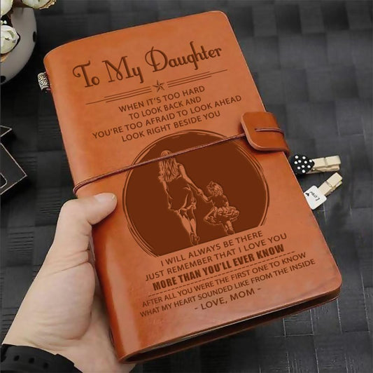 FMN124 (JD232) - Mom To Daughter - More Than You'll Ever Know - Vintage Journal - Family Notebook