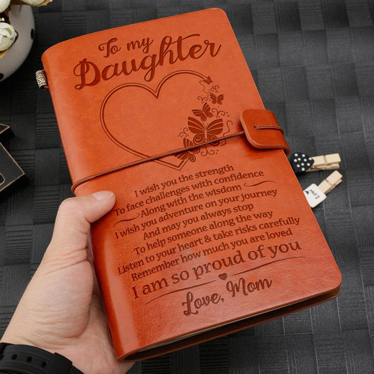 FMN18 - Mom To Daughter - I Am So Proud Of You - Vintage Journal - Family Notebook