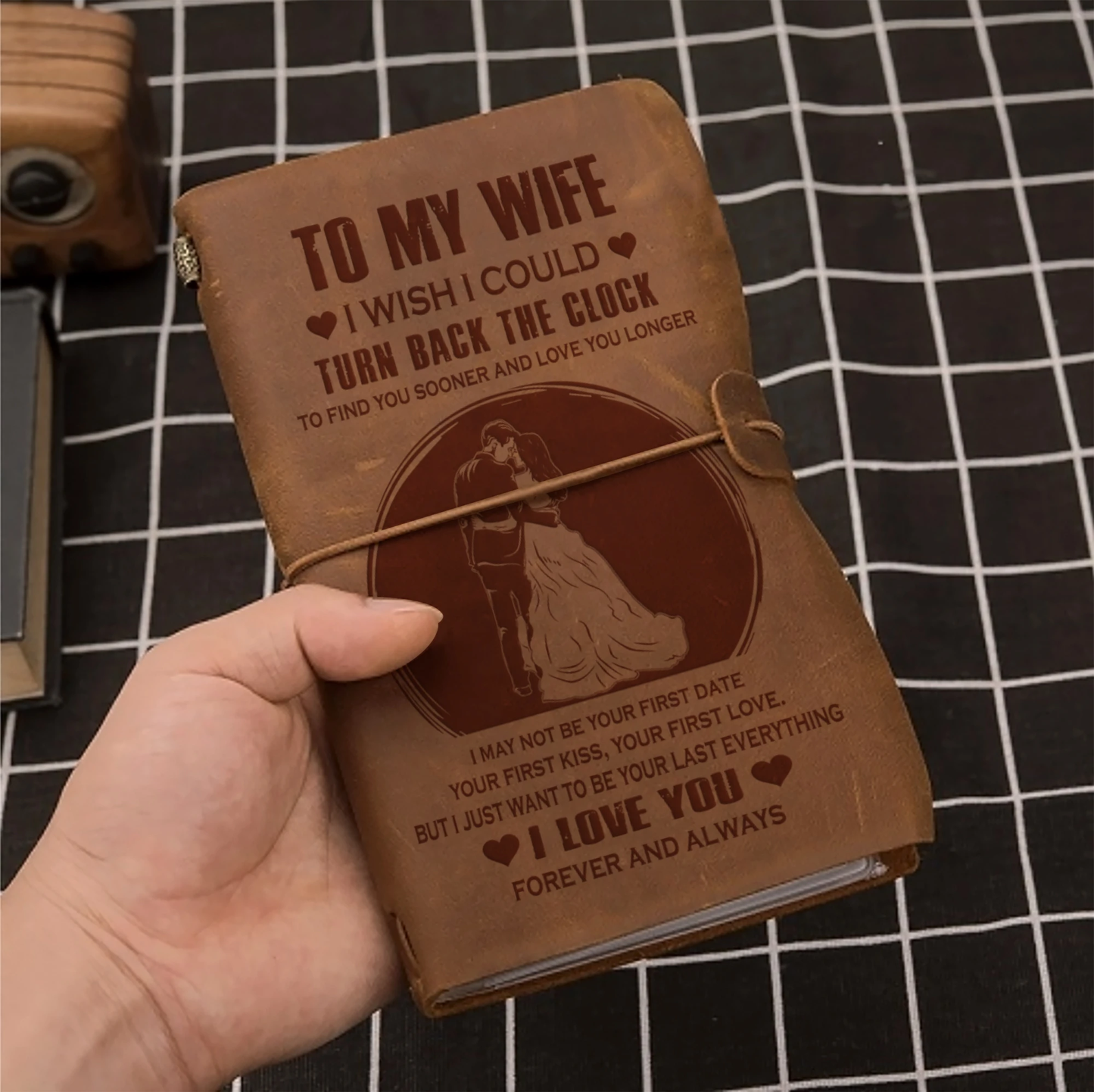 FMN181 (JT131) - Husband To Wife - Turn Back The Clock - Vintage Journal - Family Notebook