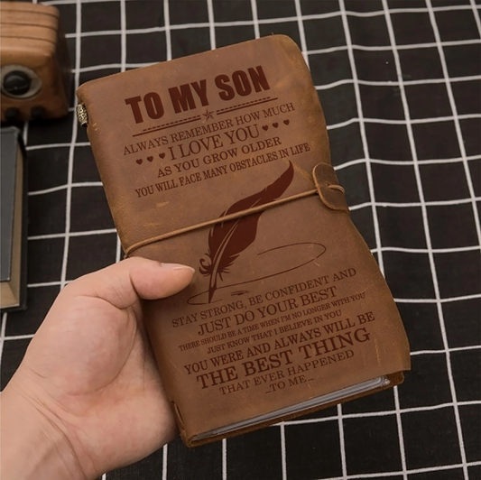 FMN192 (JT153) - Dad To Son - The Best Thing - Vintage Journal - Family Notebook