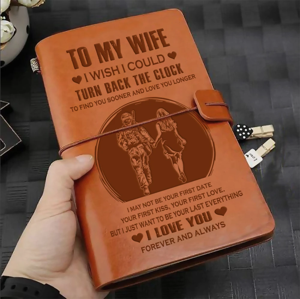 SDN030 (JD198) - Husband To Wife - Turn Back The Clock - Vintage Journal - Soldier Notebook