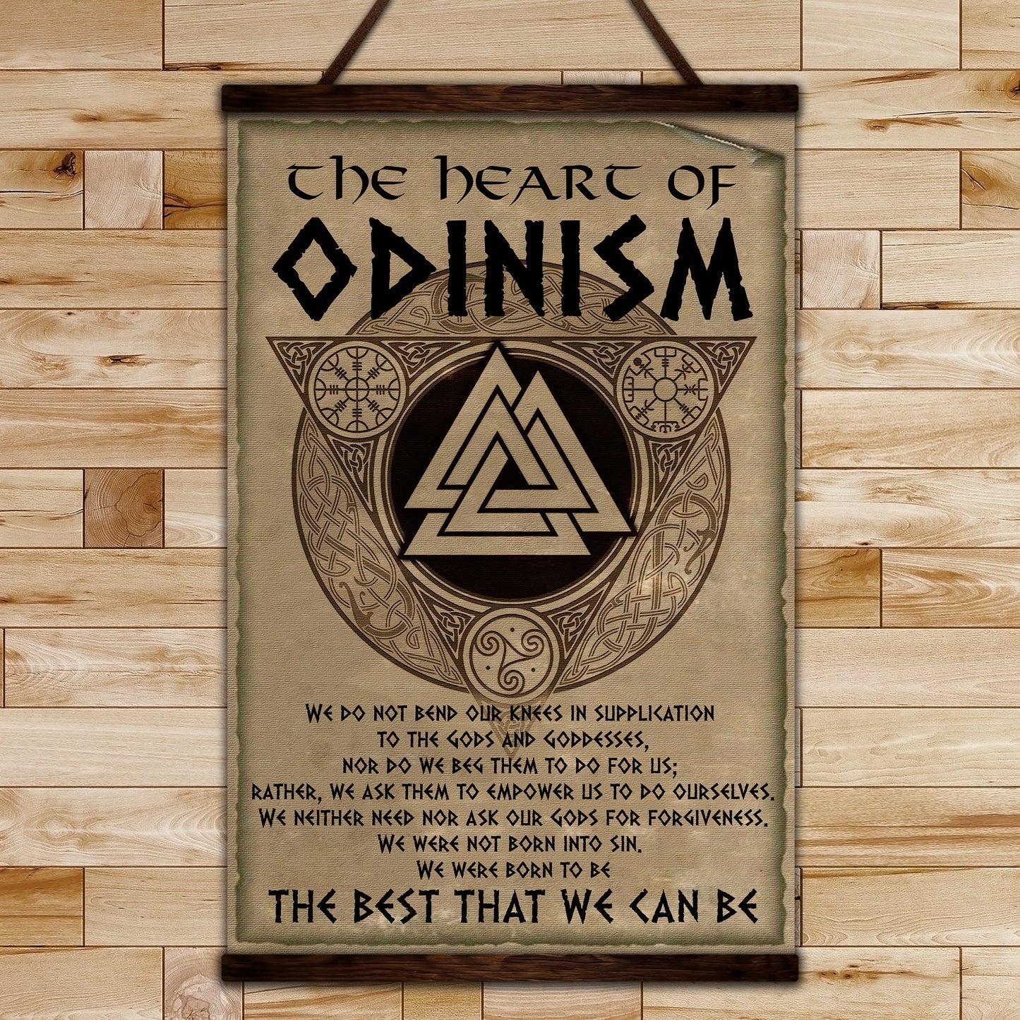 VK004 - Odin 9 Noble - Viking Canvas With The Wood Frame