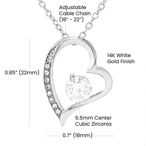 tm1- to my wife necklace customizable valentine gift