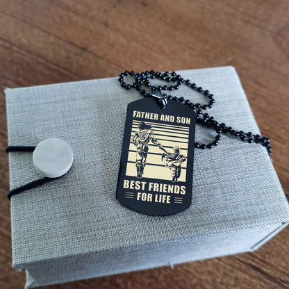 TM4 - To My Son- Dog Tag Two Side- Dragon Ball - Viking